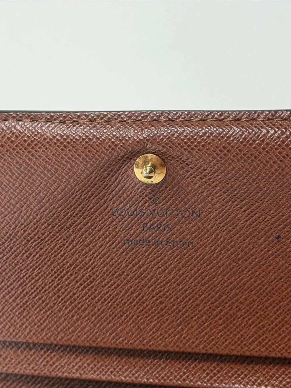 Louis Vuitton Monogram Canvas Long Wallet - Brown and Gold